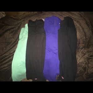 VS V cut long sleeve fitted shirts bundle of 4